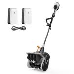 Litheli U20 Cordless Snow Shovel, 20V 12-Inch Battery Powered Snow Thrower for Driveway