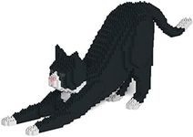 JEKCA Tuxedo Cat 04S | Plastic Building Blocks | Age 14+