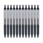 Pilot Precise V5 RT Retractable Liquid Ink Rollerball Pens, Extra Fine Point, 0.5mm, Black Ink, 12 Count