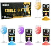 Roizefar Edible Glitter, 4 Colors x