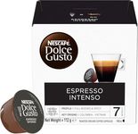 NESCAFÉ Dolce Gusto Espresso Intenso Coffee Pods - total of 48 Espresso Intenso Coffee pods - Coffee Intensity 7 - Medium Roast Coffee with Velvety Crema (3 Packs)