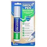 Grout Pen Tile Paint Marker: Waterproof Tile Grout Colorant and Sealer Pen - Winter Grey, Wide 15mm Tip (20mL)