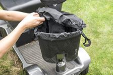 SpeedwellStar Waterproof Mobility Bike Basket Liner and Cover Scooter Black Handles Front Fitted Bag