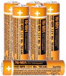 6 Pack HHR-4DPA/4B Ni-MH AAA Rechargeable Battery 700mAh 1.2V AAA Rechargeable Batteries for Panasonic Cordless Phones