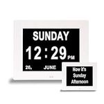 Ravencourt Living TDC002 2-In-1 Day Clock 8"