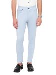 Sky Blue Men's Trouser II Men's Regular Casual Pants II Men's Regular Fit Casual Trouser (Trousers-120-Sky Blue-38)