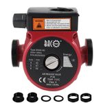 BACOENG Central Heating Pump Hot Water Circulation Heater Pump, 1-1/2" 220V BSP, 25-60/130