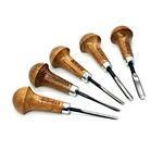 Narex Palm Carving Chisel Set, Set of 5 pcs