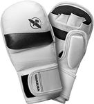 Hayabusa T3 7oz Training Sparring MMA Gloves for Men and Women - White/Black, X-Large