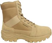 Bates Mens Fuse Tall Zip Hot Weather Soft Toe Work Work Safety Shoes Casual - Beige - Size 9.5 M