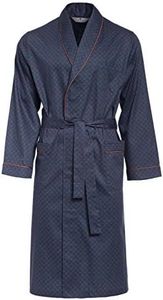 Revise Elegante vestaglia per gli uomini RE-504 – Blu scuro C4 – XL