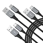 Hrbzo USB C Cable 3-Pack(3ft/6ft/6f