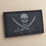 Jolly Roger IR Blackout 2x3.5 Calico Jack Morale Tactical Patch