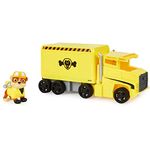 Paw Patrol Big Truck Pup’s Rubble Transforming Toy Truck with Collectable Action Figure|Vehicle Set with Rescue Crane|Learning-Education Activity Set|Roleplay Toy For Kids 3+|Birthday Gift|MadeInIndia