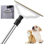 GOSEDER Carpet Rake for Pet Hair Removal - Reusable Pet Hair Remover for Carpet Long Handle, Advanced Dog Hair Broom, Cat Fur Brush, Lint Remover Scraper for Carpets, Rugs, Mats, Couch, Furniture