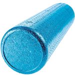 JFIT High Density Foam Roller, Solid Blue, 24-Inch