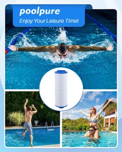 POOLPURE Wireless Pool Robot Vacuum – 100 Min, Double Motor, IPX8, LED, Self-Parking