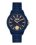 Versus Versace Tokyo Silicone Lion Collection Luxury Mens Watch Timepiece, Blue-VSPOY6921, OS, Versus Versace | Tokyo R