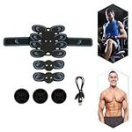 Tgoon Abs Workout Equipment, Abs Stimulator,Tone Body 30 Levels 10 Modes Abs Stimulator for Home Fitness Office Fitness Workout Equipment