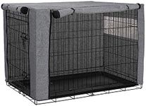 Dog Crate Cover, Dog Cage Cover Durable Windproof Pet Kennel Cover Provided for Dog Cages Wire Dog Crates Indoor Outdoor Protection Fits Most Dog Crate (30 Inch)