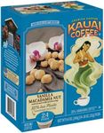 Kauai Coffee Vanilla Macadamia Nut Medium Roast- Compatible with Keurig Pods K-Cup Brewers (1 Pack of 24 Single-Serve Cups)