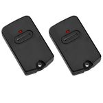 Kingdder RB741 Remote Control Compatible with GTO Remote Control RB741/ FM135, Compatible with Mighty Mule Door Opener Control Transmitter FM135 Controller Garage Door Single Button (Black, 2)