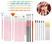 32PCS Nail Art Brushes, Nail Art Tools, Nail Art Sets, Nail Design Tools, Nail Art Dotting Tool , Nail Line Brushes, Nail Dust Brush,Professional Nail Art Design Brushes