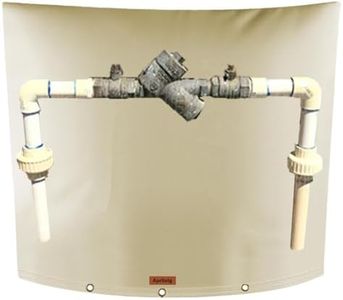 Aprllolg Backflow Preventer Cover, Pipe Freeze Insulation 40" W x 36" H
