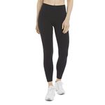 Energy Zone Women's Cotton Stretch High Waist Ankle Legging, Deep Black, Large