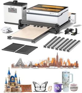 WECREAT Vision 20W(20,000mW) Laser Engraver with 2W Laser Module, 137” Conveyor Feeder, Fume Extractor, Desktop Diode Laser Engraver and Cutter for Engraving Jewelry Wood Acrylic Metal Leather
