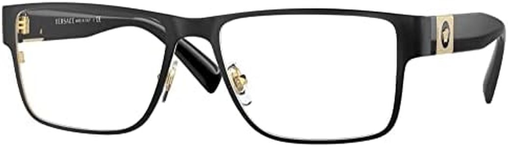 Versace Lunettes de Vue VE 1274 Matte Black 55/17/140 homme