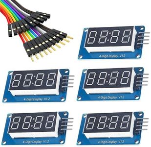 WWZMDiB 4 Digit 7 Segment Digital Tube LED Display Board for Arduino (5 Pcs)