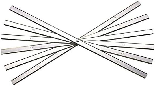 HSS Planer Blades for Delta 22-580 22-549 22-555 22-590 Wen 6552 Craftsman 21743 Grizzly G0689 Ryobi AP1300 Metabo DH330 Planers 13-Inch Heat Treated, Double Sided, Set of 6 Replacement