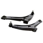 AutoShack Front Lower Control Arms and Ball Joints Assembly with Bushings Pair 2 Replacement for 2007-2017 Jeep Patriot Compass 2007-2010 2011 2012 Dodge Caliber 1.8L 2.0L 2.4L 4WD AWD FWD CAK598-599