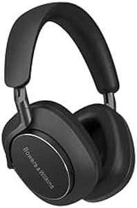 Bowers & Wilkins Px8 Flagship Noise Cancelling Wireless Over-Ear Headphones with Bluetooth 5.0 & Quick Charge, 30 Hours of High-Resolution Playback and Built-in Microphone - Black