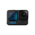 GoPro HERO11 Waterproof Action Camera with Front & Rear LCD Screens, 5.3K60 Ultra HD Video, HyperSmooth 5.0,1080p Live Streaming with Enduro Battery (1-Yr International + 1-Yr India Warranty)