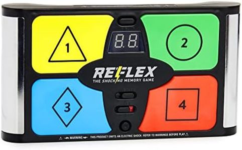 Lightning Reaction Reflex Shocking Memory Game - Electronic Memory Game for Kids and Adults with 3 Game Modes, 5 Levels, and Shock On/Off Switch