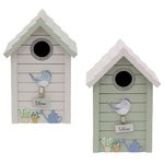 Potting Shed Wooden Bird Box House | Bird Nesting Box Bird Feeder | Hanging Bird Table For The Garden - Colour Varies One Supplied