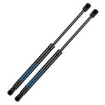 2Pcs Set 15 inch 45 Lbs Per Strut Gas-Spring Shocks Lift Supports for Cap Pickup Truck Tool Box Lid Camper Window Shell Snugtop Leer Topper (14.96" ext, Suitable Support Weight: 34-50 Pounds)