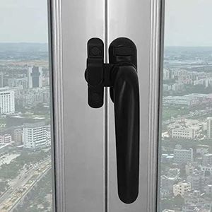 Maniglia interna per finestra, in plastica e lega di alluminio, scorrevole, accessori per finestre e portefinestre