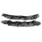 Longzhuo Bow String Silencer,1Pair Rabbit Fur Bowstring Damping Soft Silencer Traditional Bow Archery Accessories