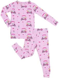 LollyBanks Toddler Pajamas,Viscose from Bamboo Sleepwear Set for Kids