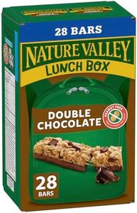 NATURE VALLEY - VALUE PACK SIZE - Double Chocolate Granola Bars, Pack of 28 Bars, No Artificial Flavours, No Artificial Colours, Snack Bars, Made with Whole Grains, 728 Grams Package of Granola Bars