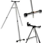 LFS SEA FISHING TRIPOD BEACH ROD STAND FOR 2 SEA FISHING TACKLE RODS REELS 6ft