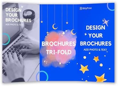 BillyPrint Customized Brochures&Flyer 230GSM For Business, Double-Sided Printing Tri-Fold Glossy Paper Professional, Engaging, and Informative Marketing Material,11x17 inches-25 Sheets