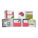 AccuQuilt GO! Qube Corners Companion Mix and Match 8 Inch Block Set with 4 Dies, Cutting Mat, Videos, Storage Box, and 10 Pattern Booklet