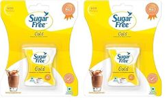 Sugar Free Gold, 500 Pellets| India s No.1 Sweetner| Sweet like Sugar with Low Calories| Scientifically Proven & Tested 50g (Pack of 2)
