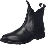 Rhinegold Mens Comfey Classic Jodhpur Boots-5-Black, Black, 5 UK