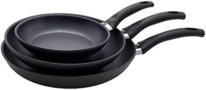 BALLARINI Parma Arezzo 3-pc, Nonstick Fry Pan Set, Made in Italy, Set Includes 8-inch, 10-inch and 12-inch Fry pan