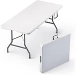 6 Feet Foldable Table with Built in